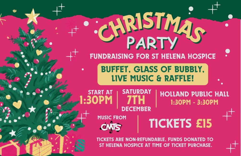 Christmas Party - Fundraising for St Helena Hospice