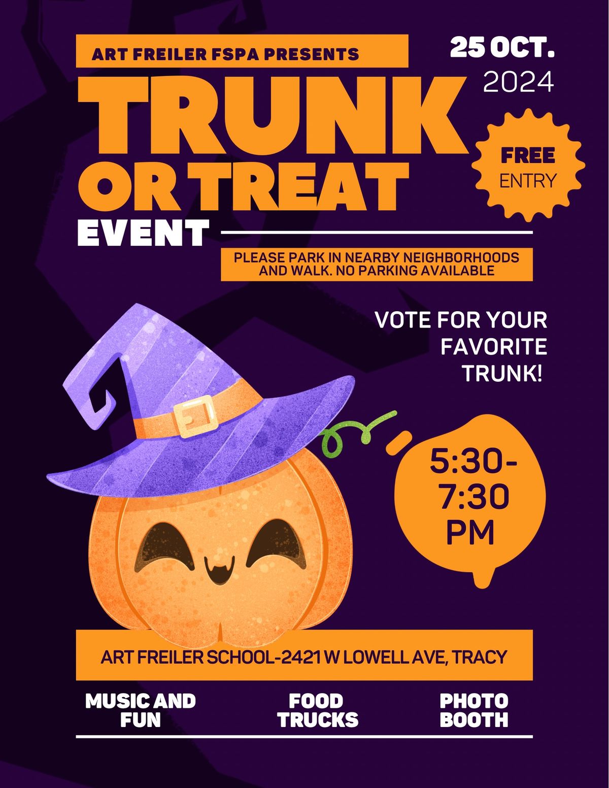 Art Freiler FSPA Trunk or Treat