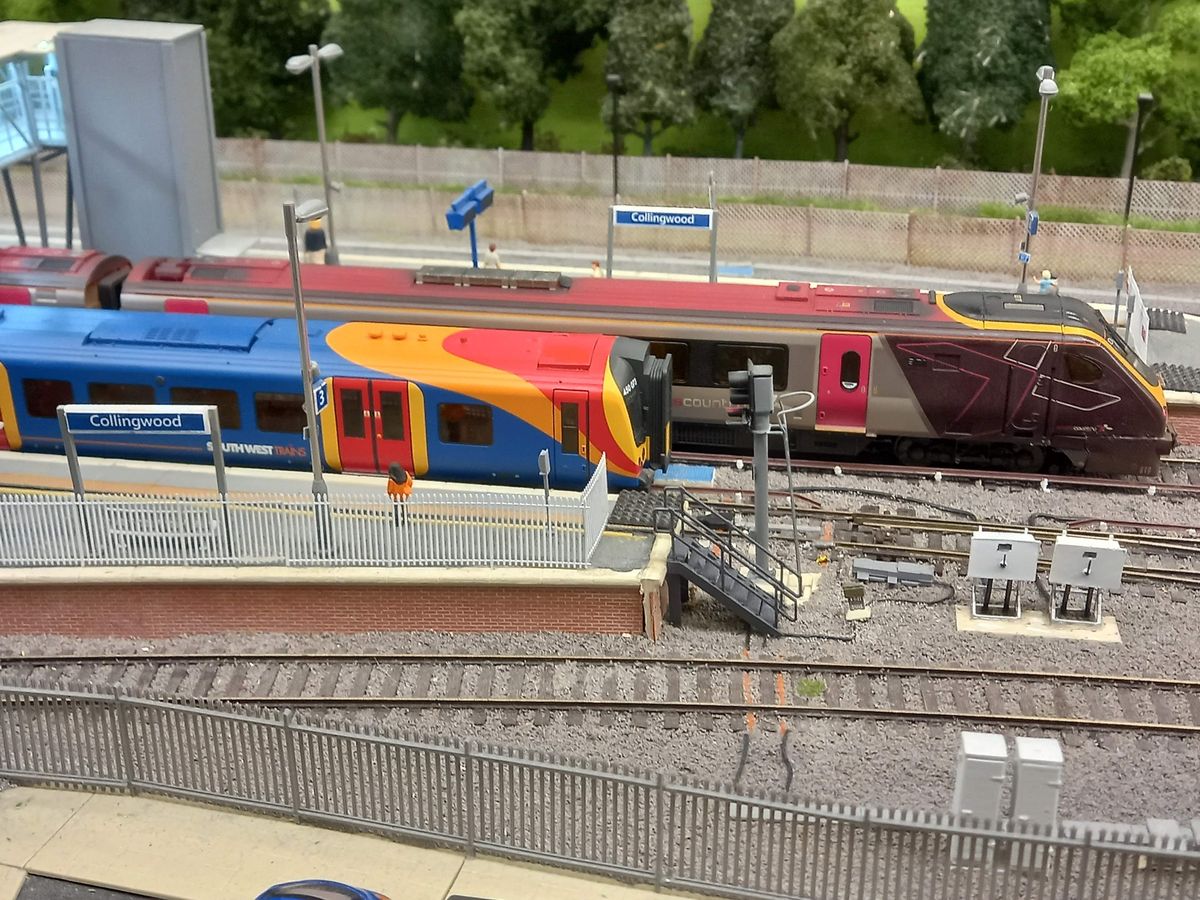 Sales Stand at the Farnham & District Model Railway Show