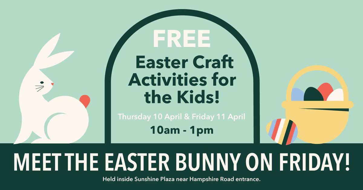 Free Easter Craft Activities and Easter Bunny