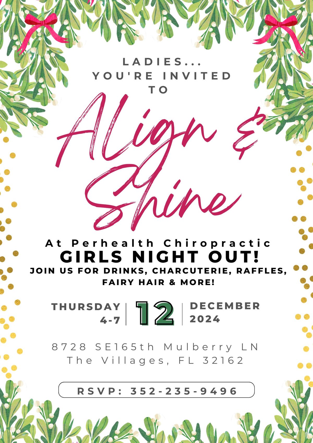 Align & Shine- Girls Night Out!