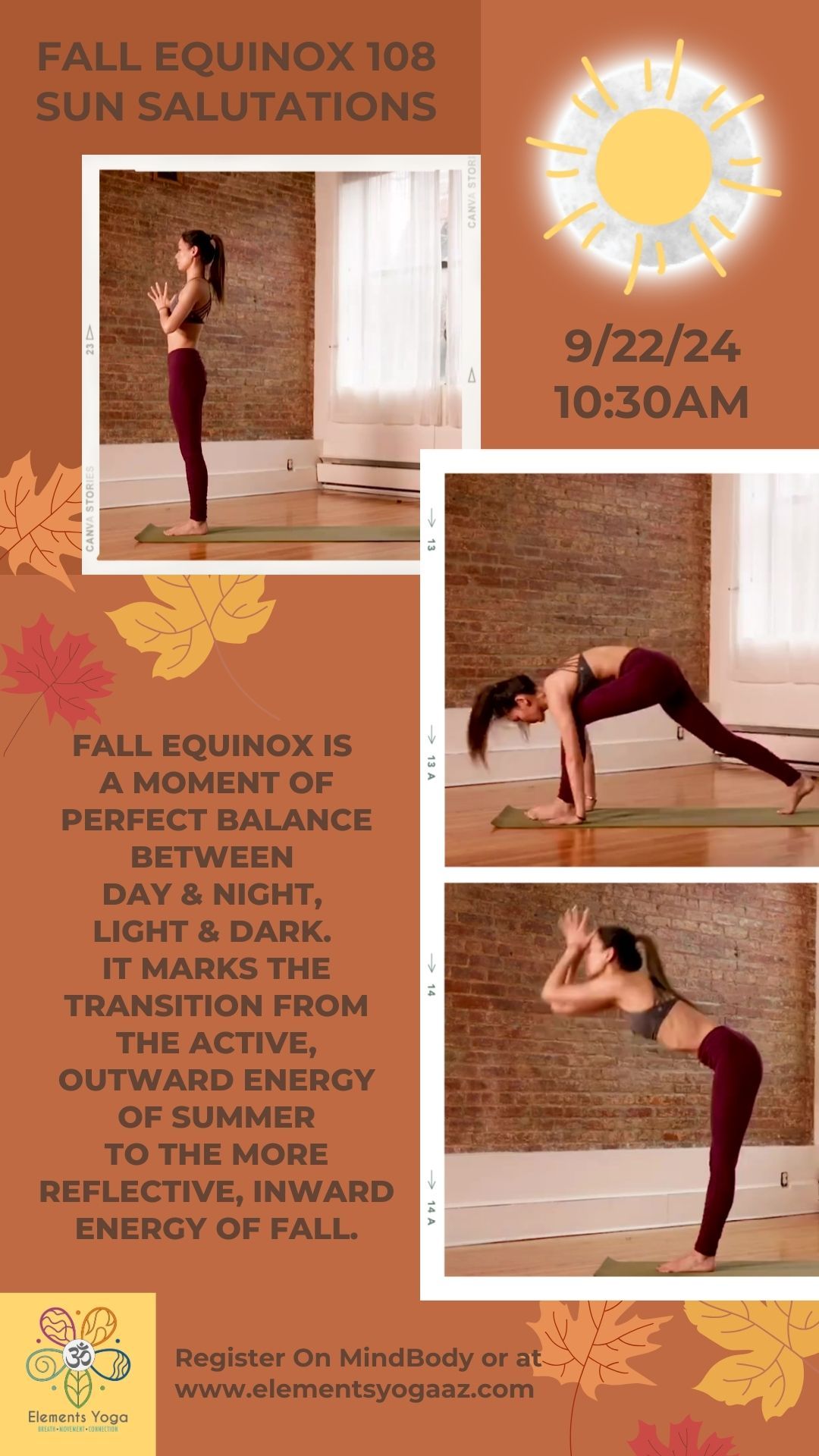 Fall Equinox 108 Sun Salutations