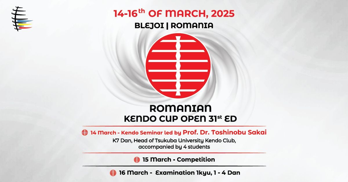 Romanian Kendo Cup, 31st edition