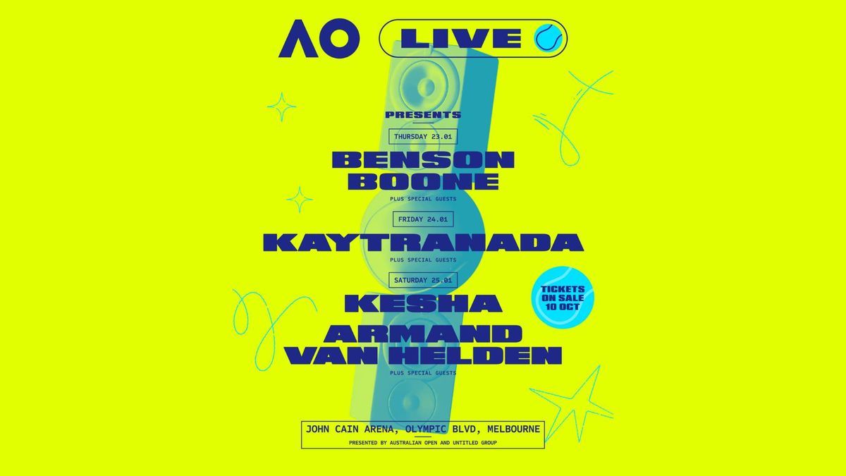 AO LIVE 2025 presents Kesha & Armand Van Helden