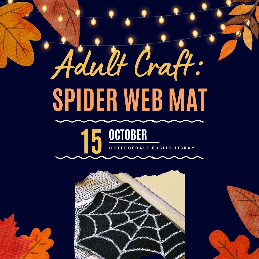 Adult Craft: Spider Web Welcome Mats