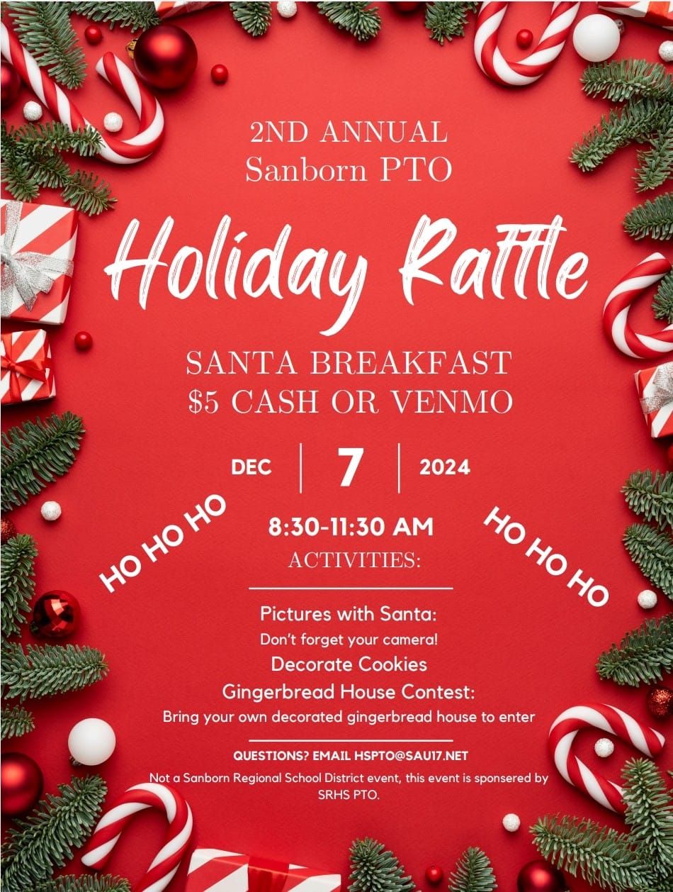 Holiday Raffle and Santa Breakfast