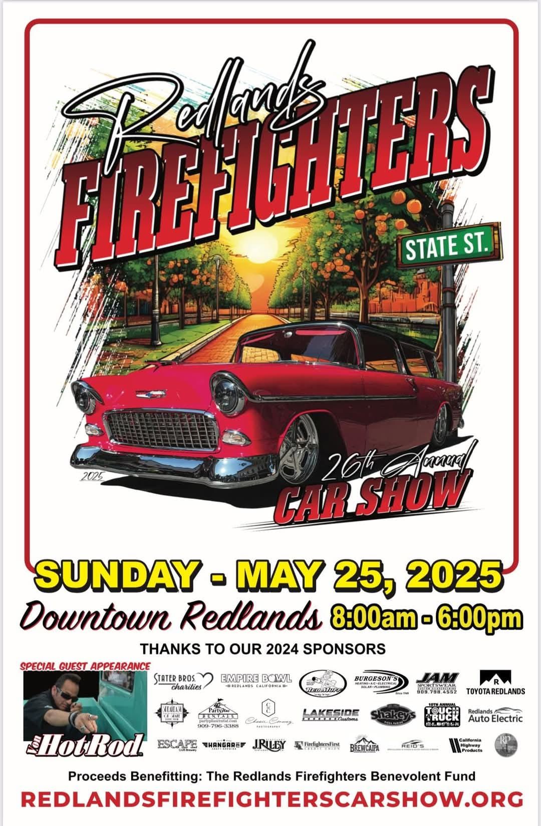 Redlands Firefighters Car Show