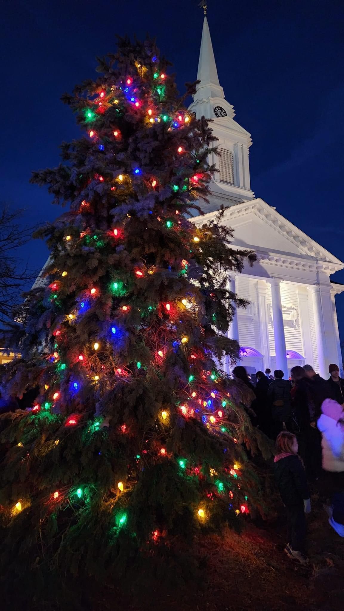 Manchester CT Christmas Tree Lighting at Center Church