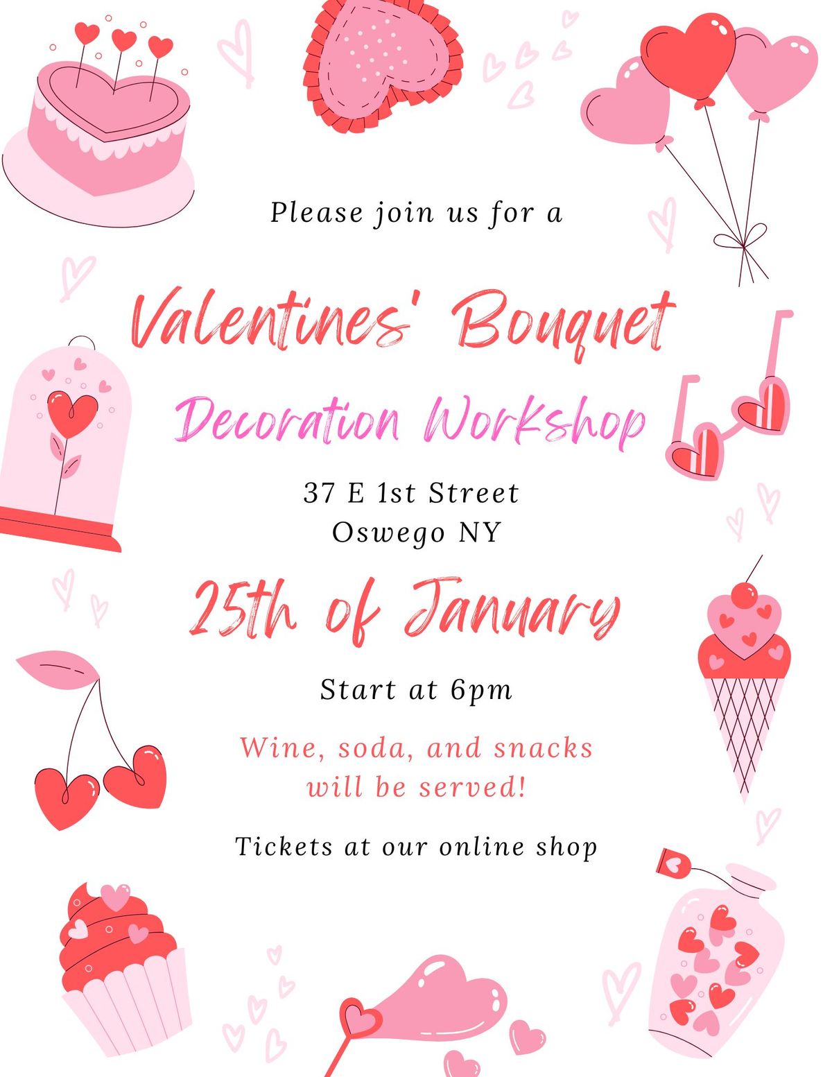 Cupcake Bouquet Making Event