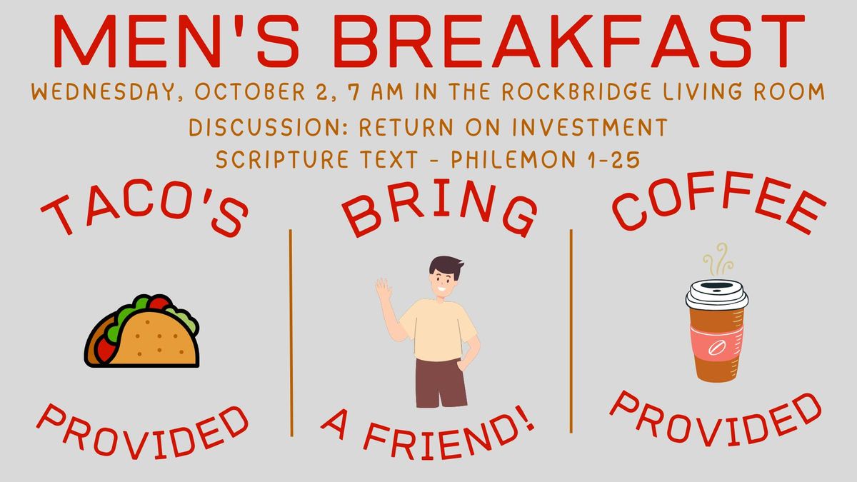 October Men's Breakfast