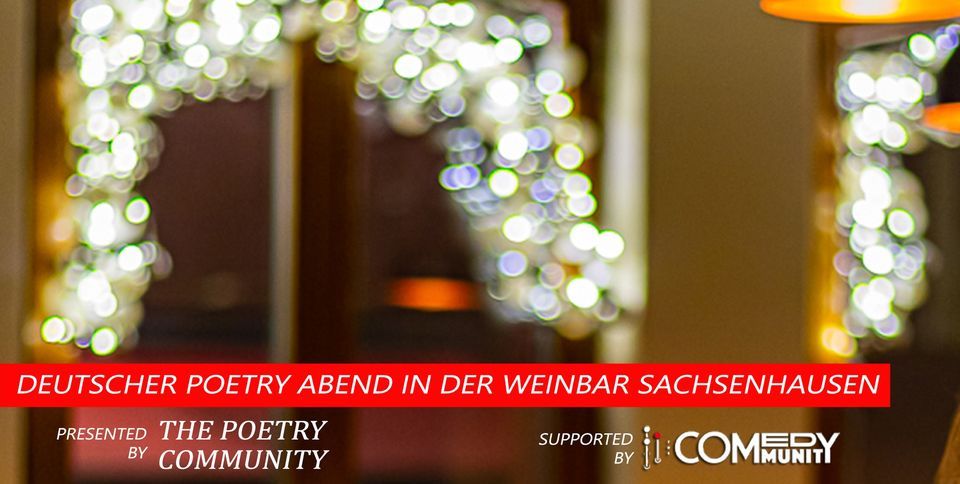 English Poetry night at the Weinbar
