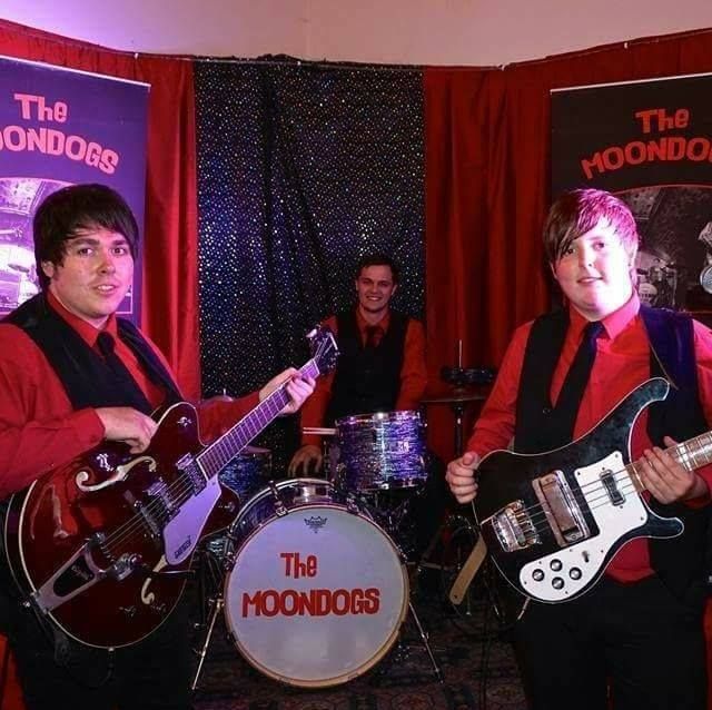 The Moondogs, 3 kids knocking the 60s songs out like theres no tomorrow 8 30 start \u00a34 on the door