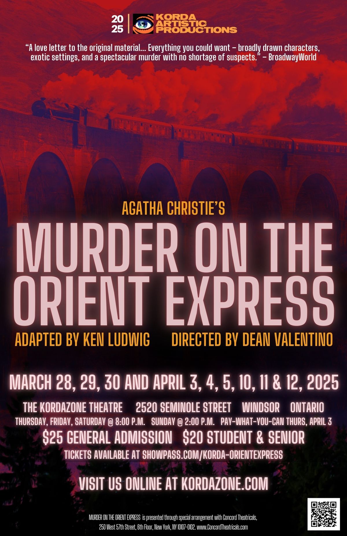 MURDER ON THE ORIENT EXPRESS by Korda