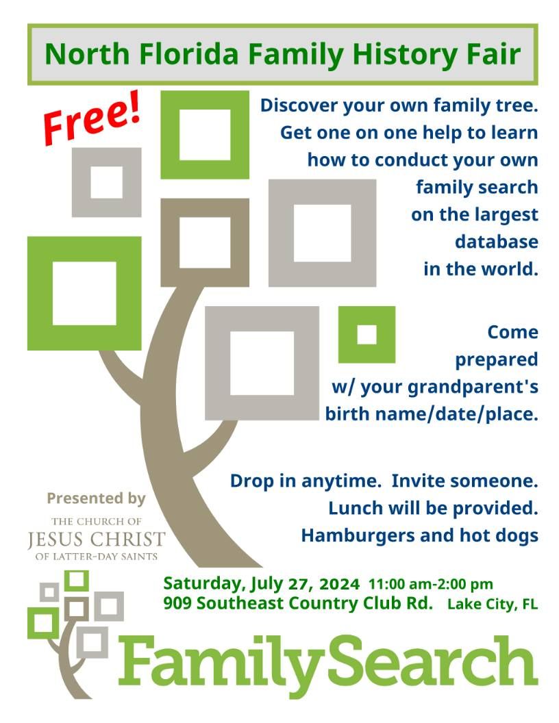 North Florida Family History Fair