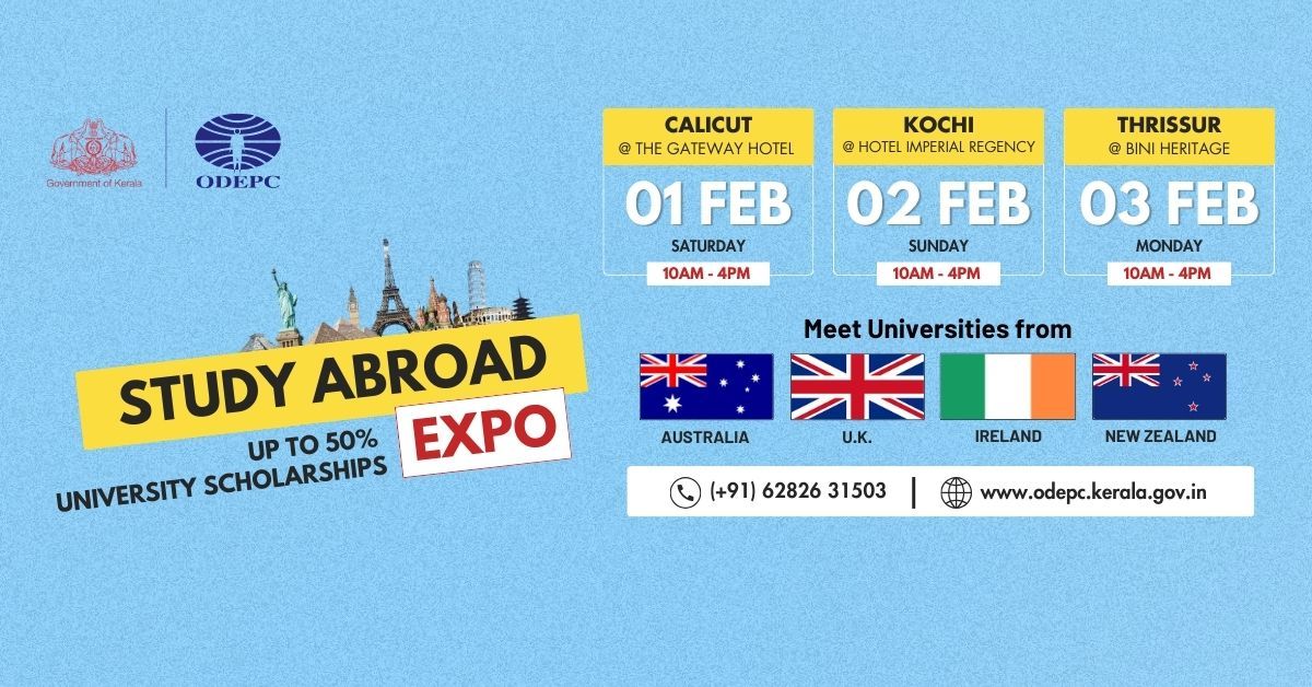 ODEPC\u2019s Study Abroad Education Expo 2025 - Thrissur