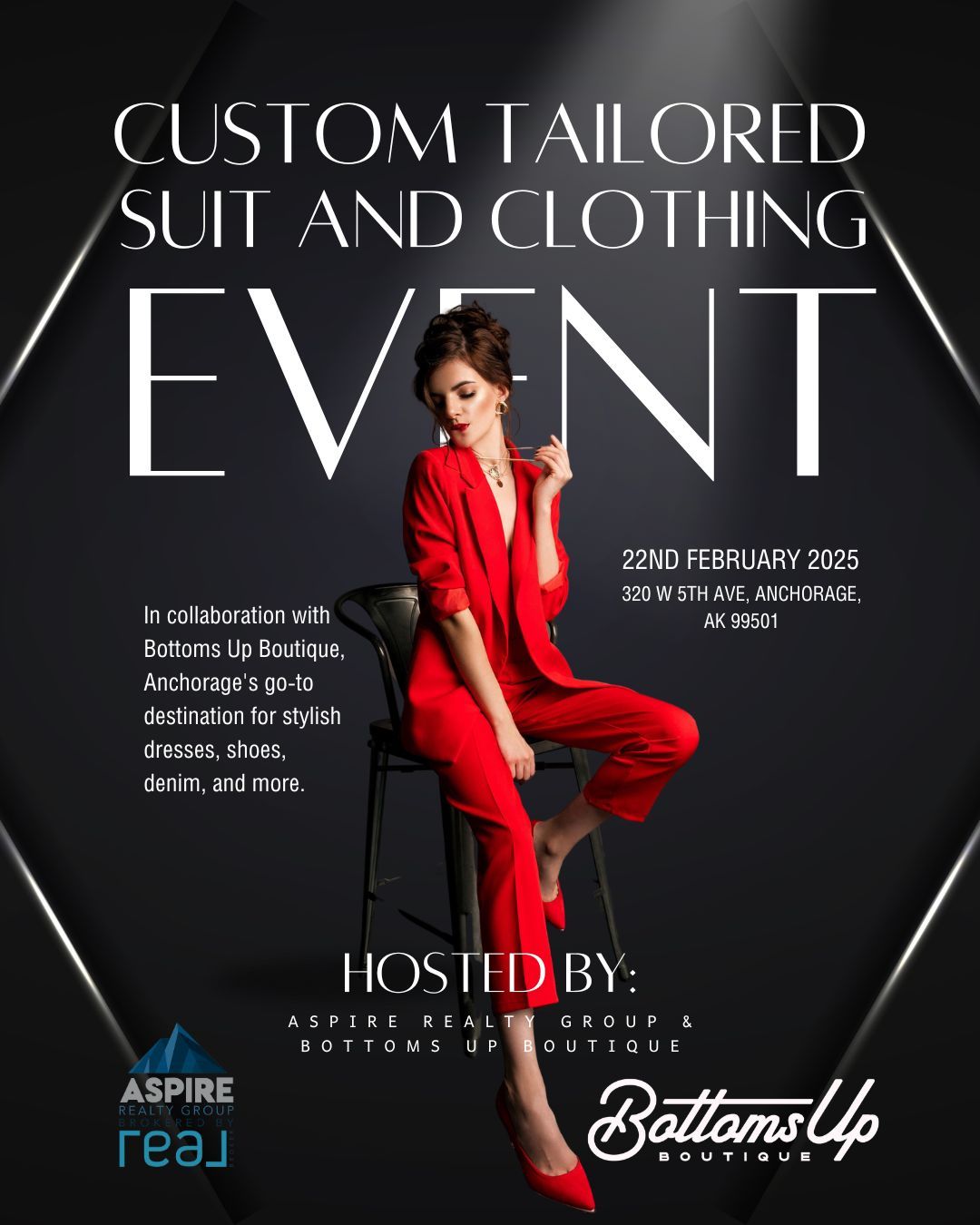 Custom Tailored Suit and Clothing Event