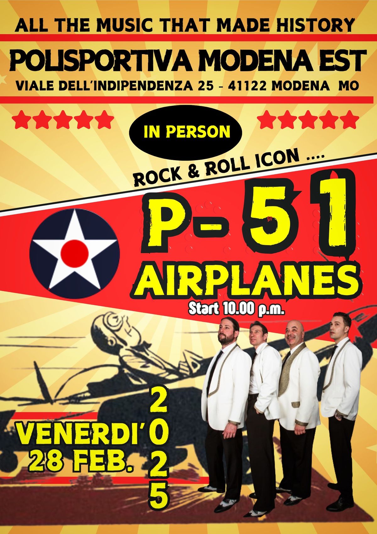 P-51 in concerto \u201cPOLISPORTIVA MODENA EST\u201d Modena (MO)