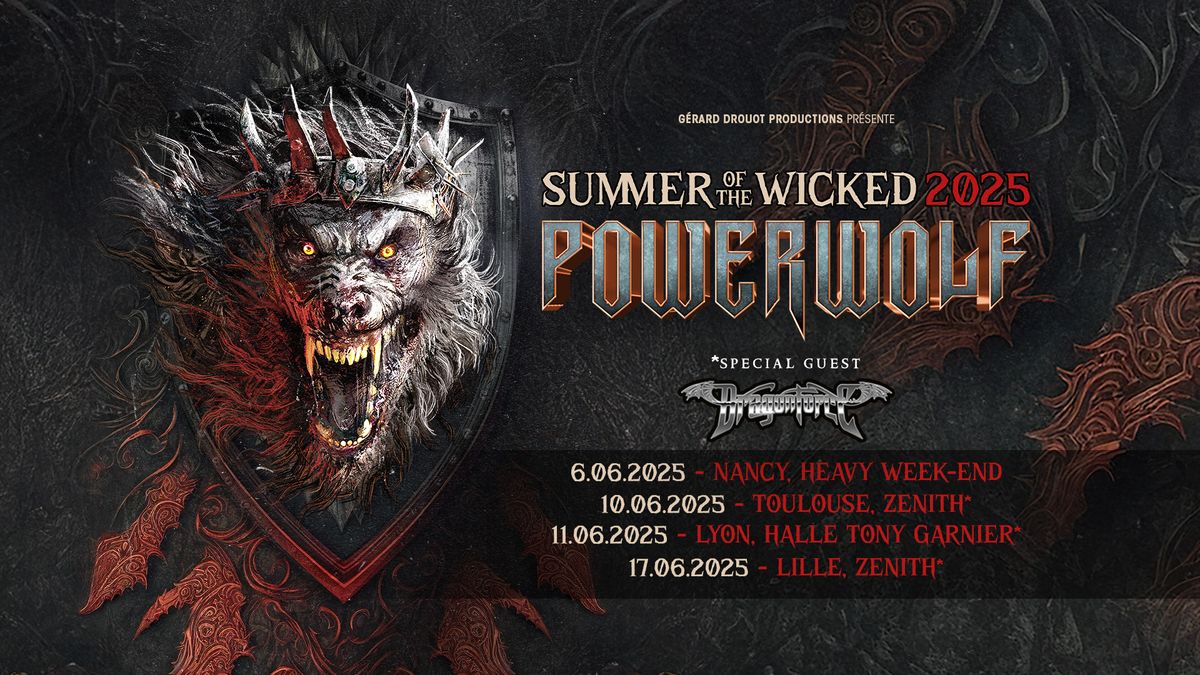 POWERWOLF Summer Of The Wicked Tour 2025 | LYON | Halle Tony Garnier 