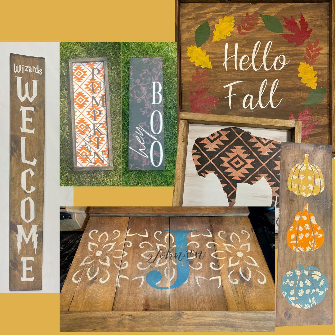 Fall Wood Sign Class