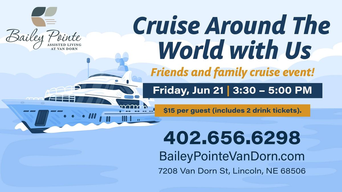 Cruise Around The World with Us