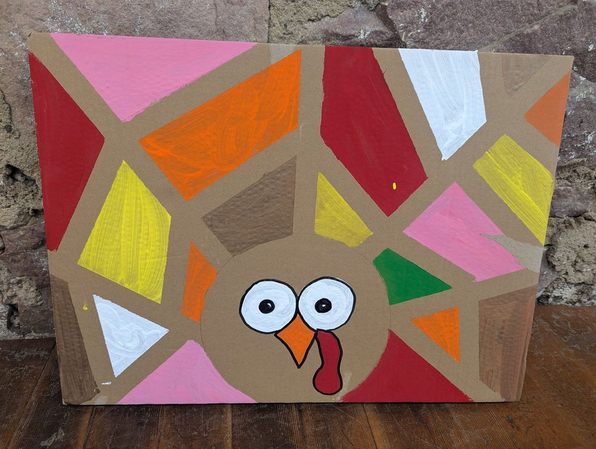 Turkey Tape Art