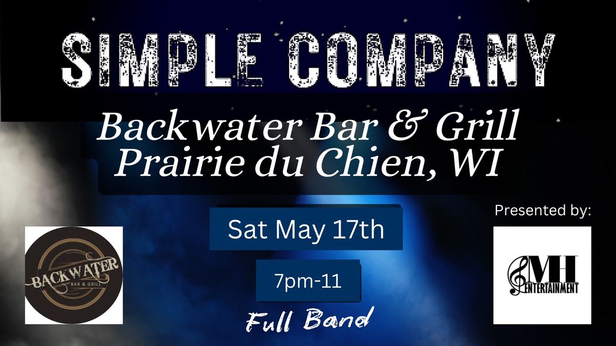 Simple Company @ Backwater Bar & Grill