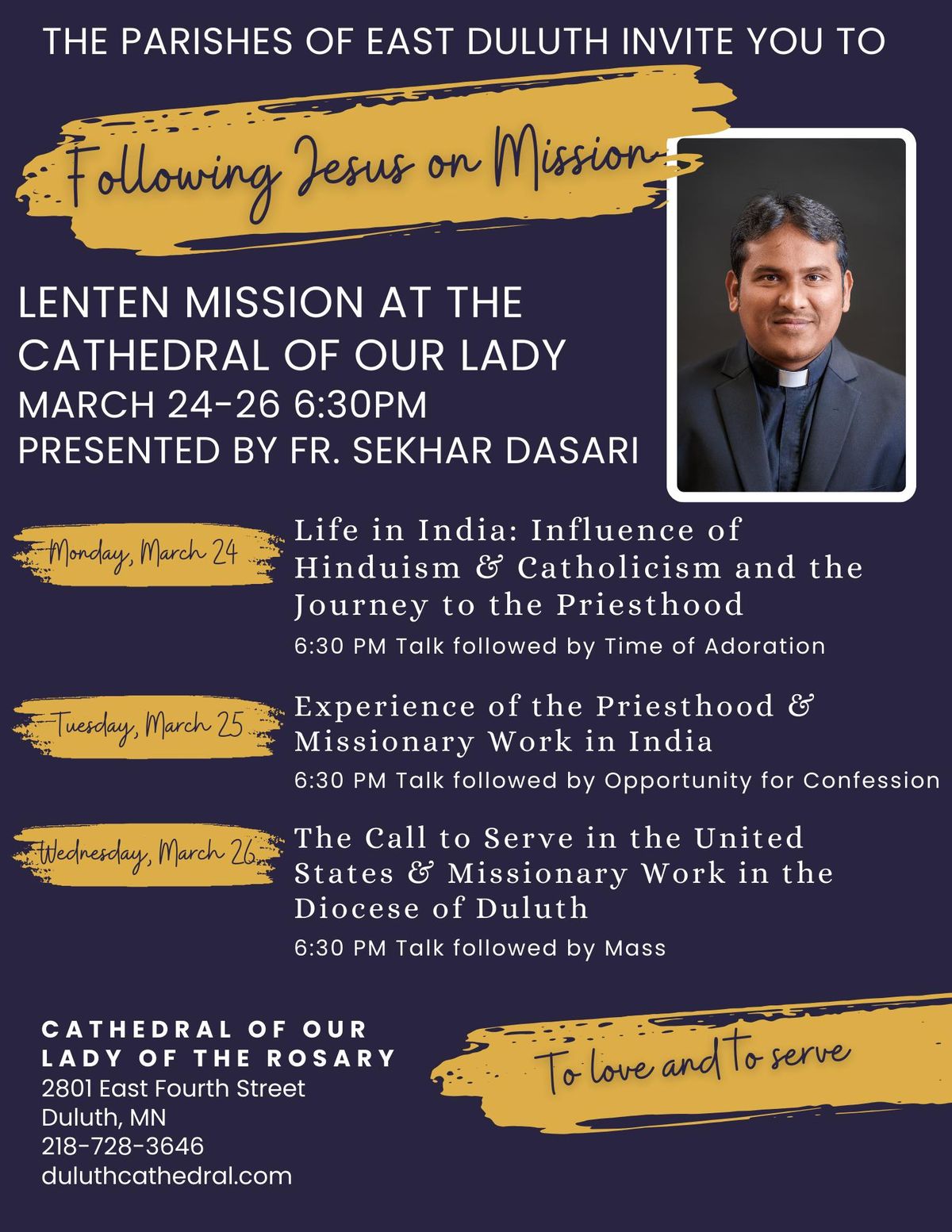 Following Jesus on Mission with Fr. Sekhar