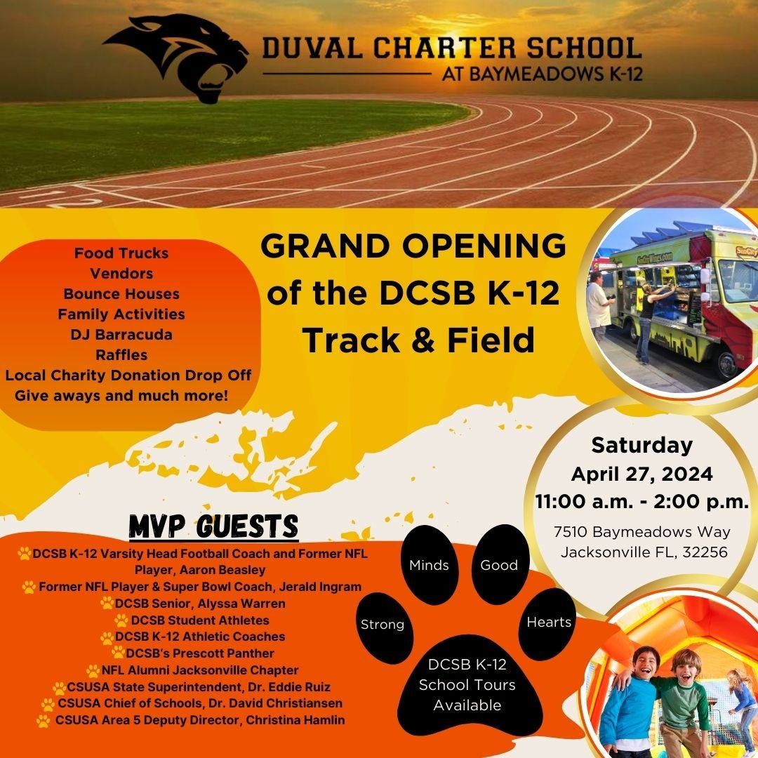 Grand Opening of the DCSB K-12 Track & Field - FREE Community Event