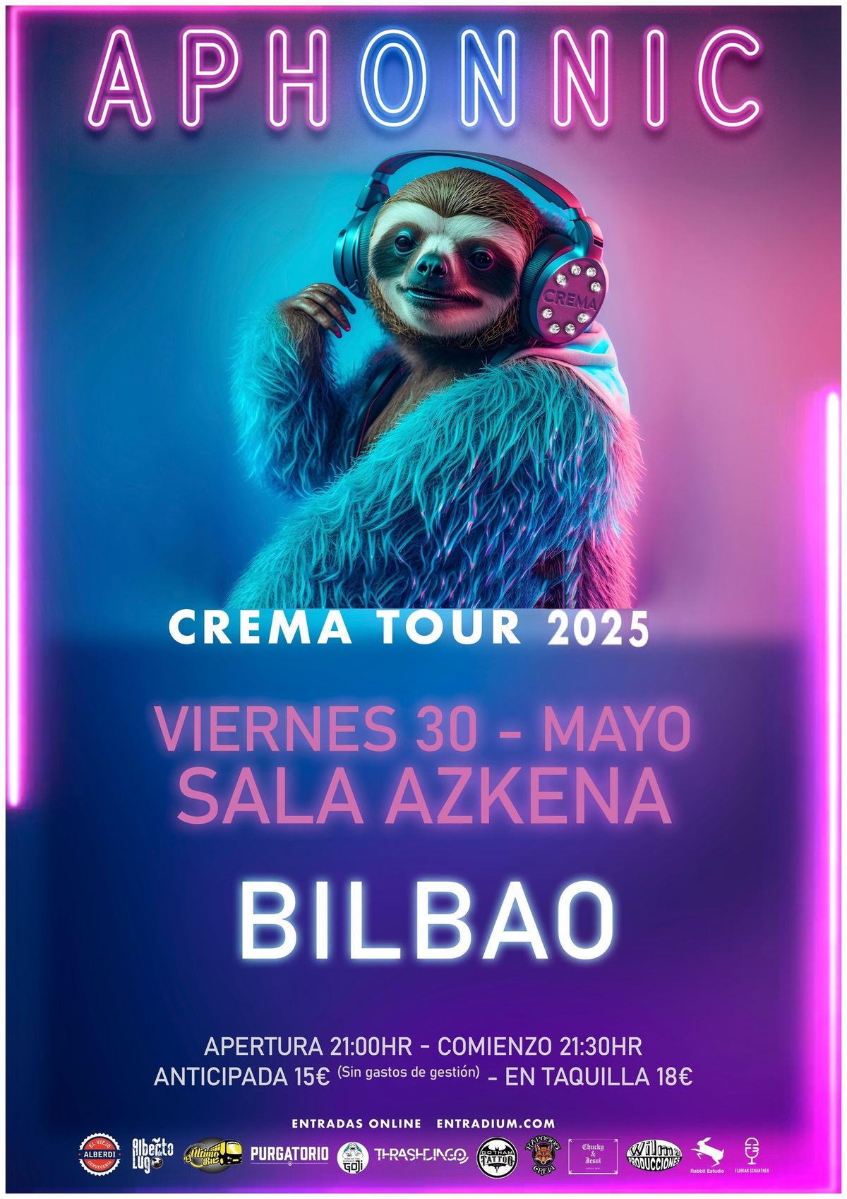 APHONNIC EN BILBAO - SALA AZKENA - VIERNES 30 MAYO