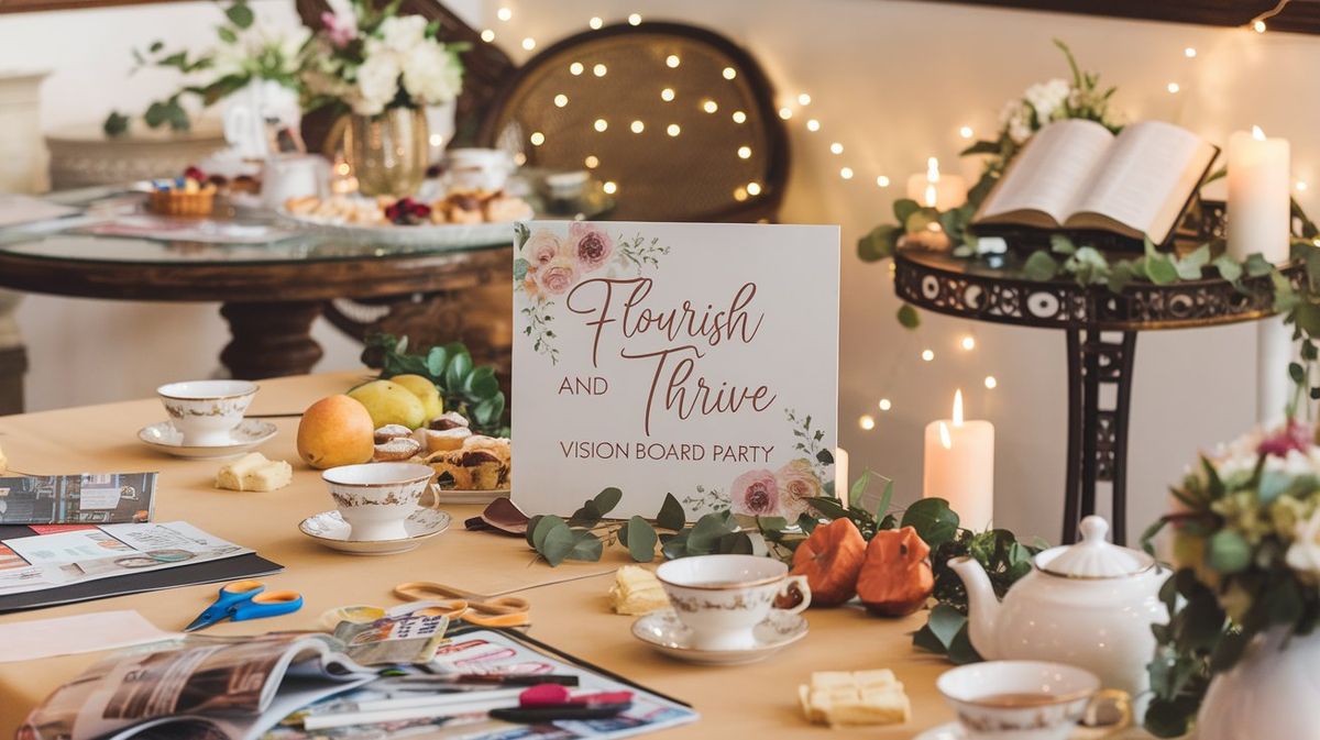 Florish and Thrive Vision Board Party