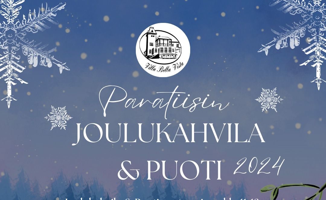 Paratiisin joulukahvila & puoti 2024