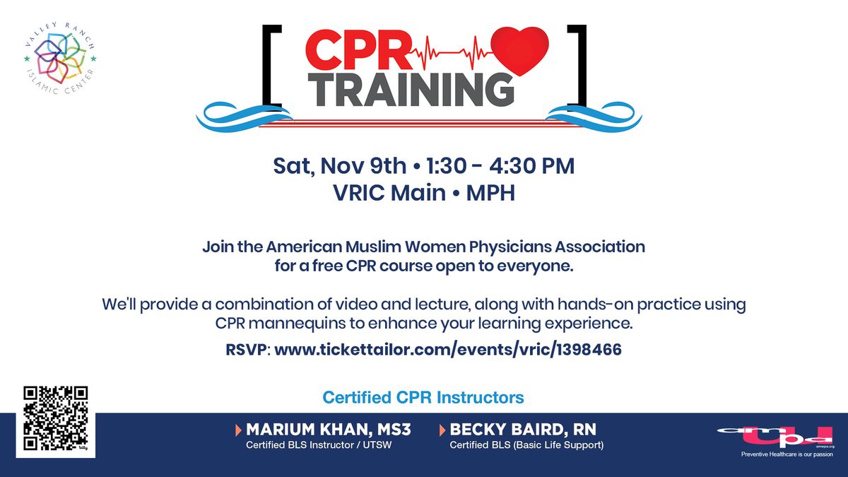 CPR Training at VRIC 