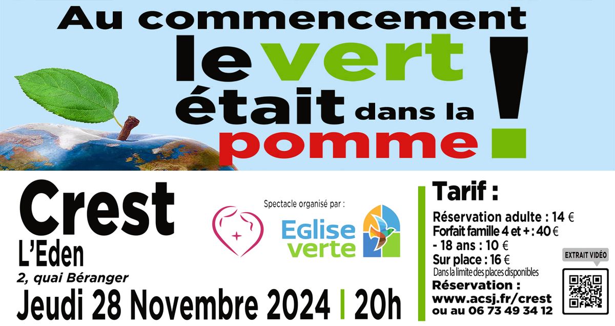 "Au commencement... le VERT \u00e9tait dans la pomme !" CREST (26)