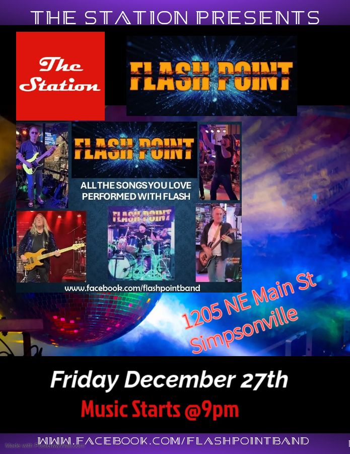 FlashPoint brings their RETRO 80's & 90's party to "The Station"