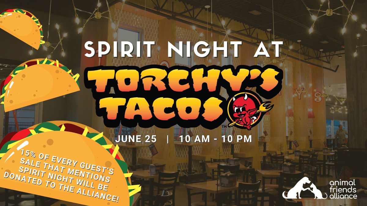 Spirit Night at Torchy's Tacos \ud83c\udf2e\ud83d\udc3e