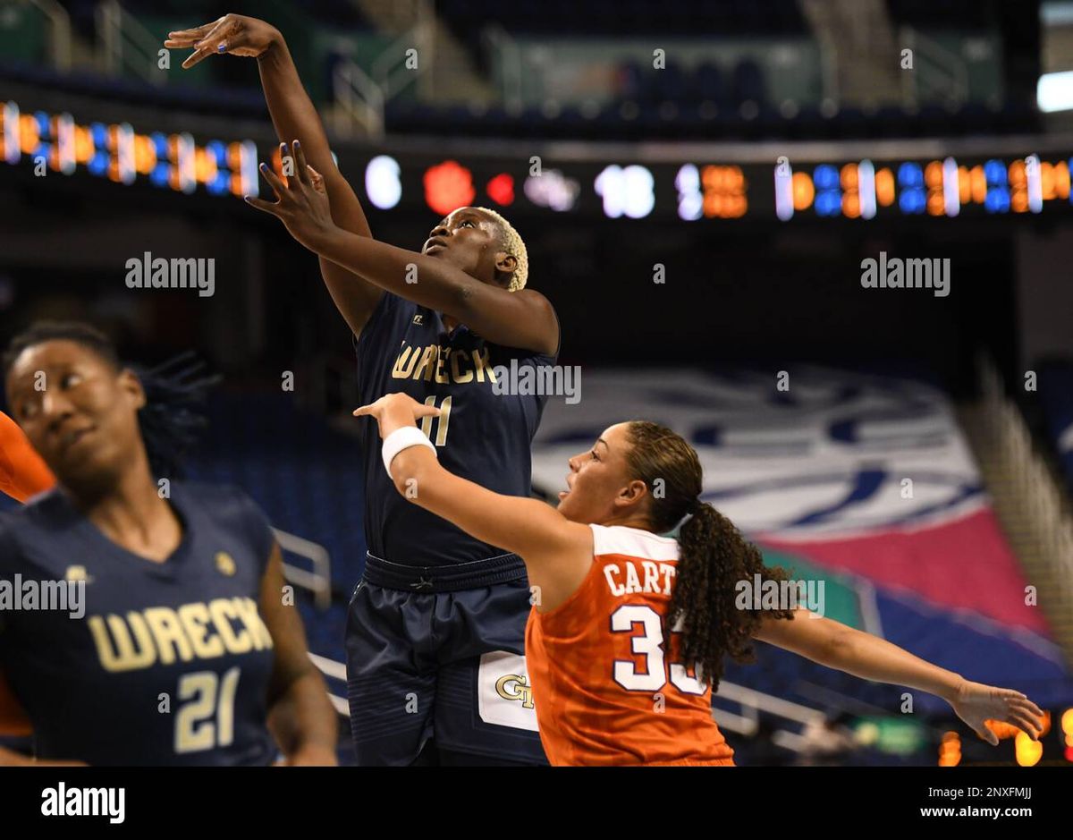 Clemson Tigers at Georgia Tech Yellow Jackets Womens Basketball