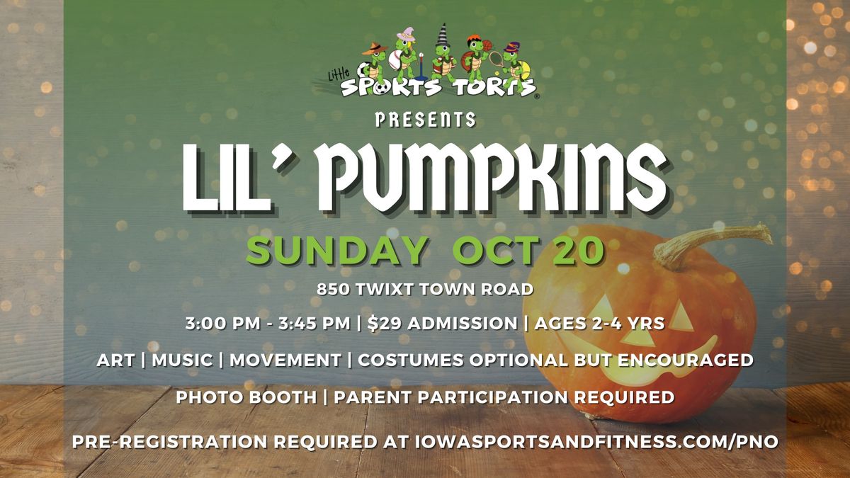 Lil' Pumpkins Halloween Event for Ages 2-4 Years