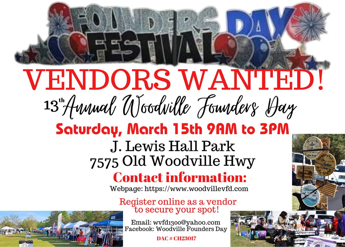 13th Annual Woodville Founder's Day