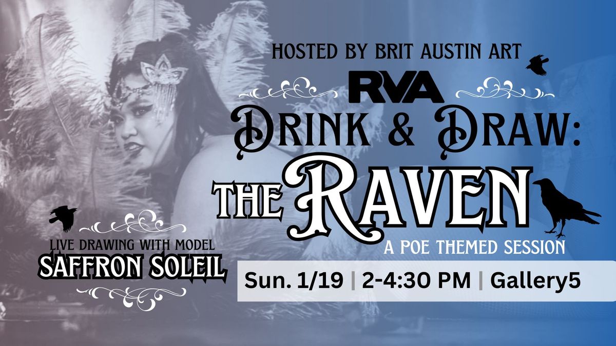 Drink & Draw RVA: A Poe Birthday Session w\/ Brit Austin (Part of our "Month of Poe" celebrations)