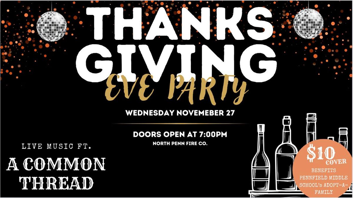 Thanksgiving Eve Live Music with A Common Thread 