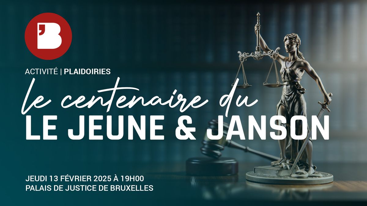 Le centenaire du Le Jeune et Janson