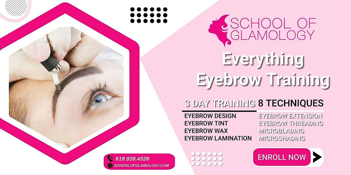 St. Paul MN, 3 Day Everything Eyebrow Training, Learn 8 Methods |