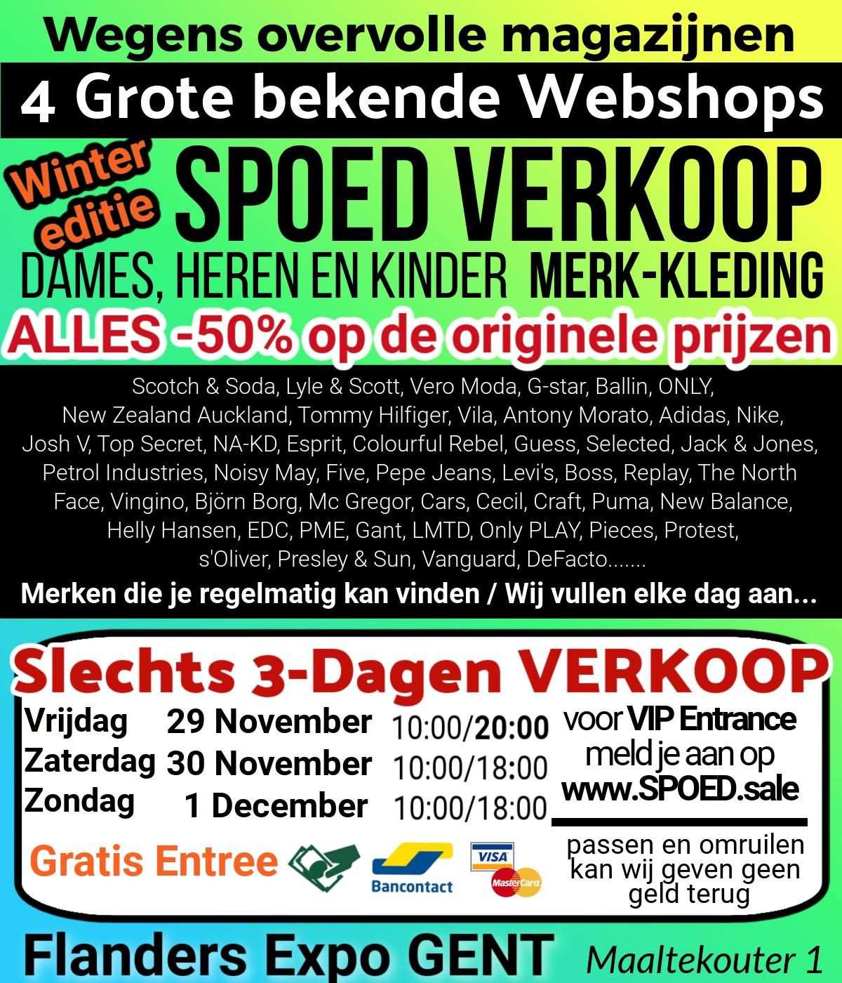 SPOED SALE Flanders Expo GENT