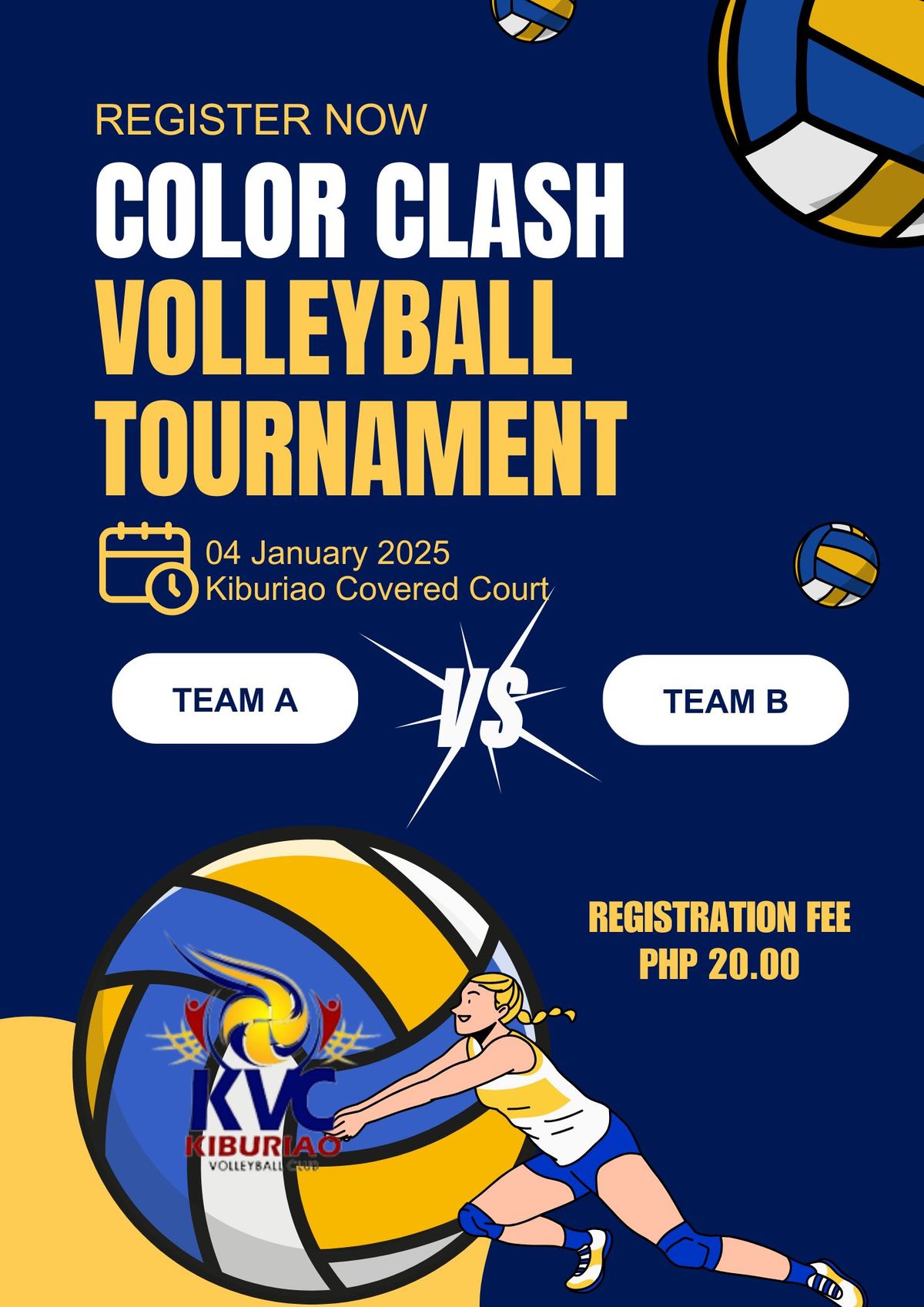 COLOR CLASH VOLLEYBALL TOURNAMENT