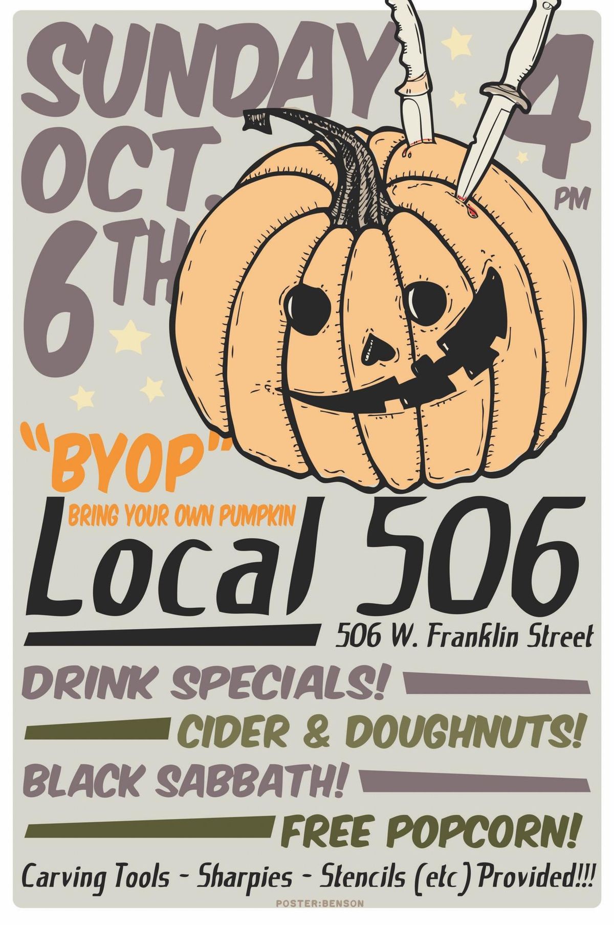 BYOP : Bring Your Own Pumpkin!