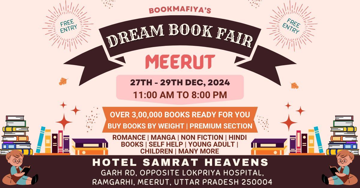 BookMafiya's Dream Book Fair - MEERUT | 27th - 29th Dec, 2024