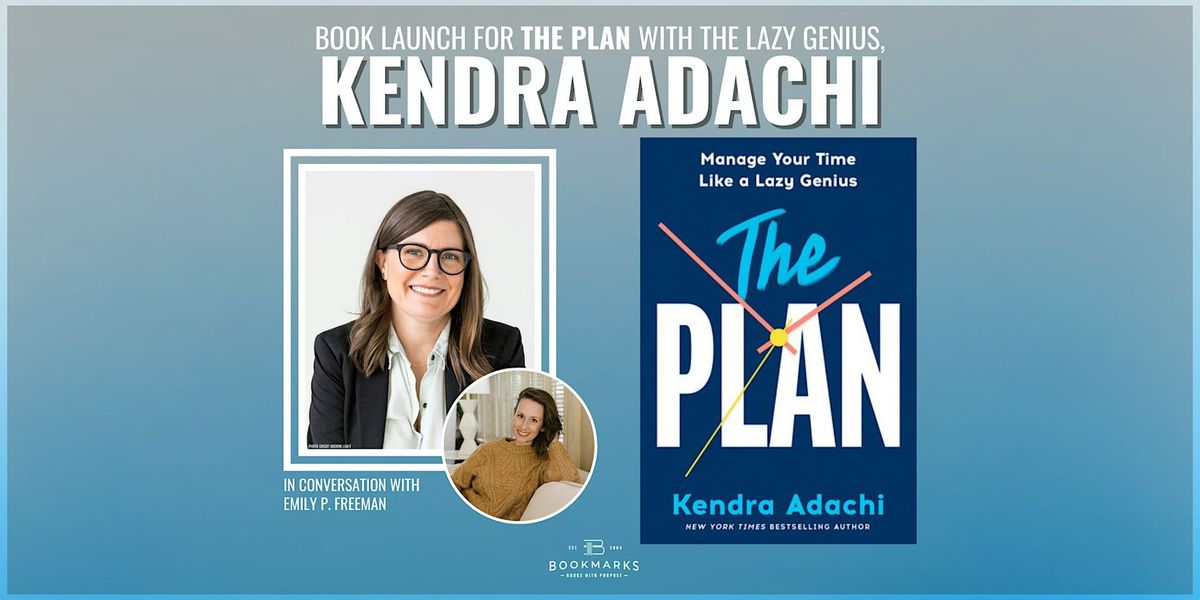 Book Launch for THE PLAN with Kendra Adachi