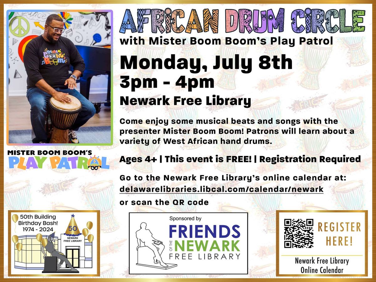  African Drum Circle for Kids with Mister Boom Boom!