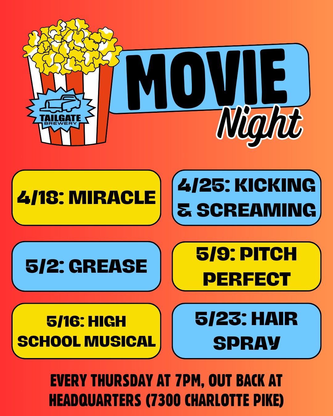 Spring Movie Nights: Hairspray