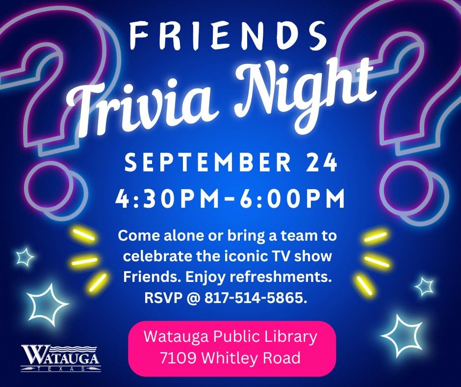 Friends Trivia Night